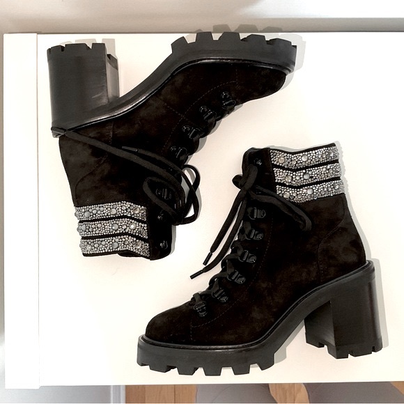 Jimmy Choo Eshe 65 Black Booties - Picture 2 of 11